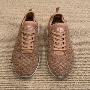 APL, women’s 9.5, rose gold, used, no box